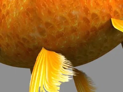 Gold Fish 3D model purchase