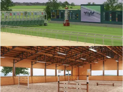  Horse Track and Riding Arena 
