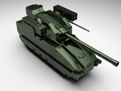 Tank Military Vehicle 3D model