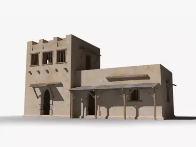 Arab x25 Low-poly 3D model