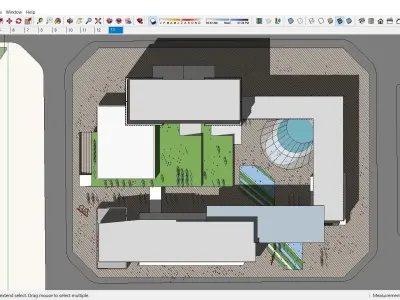 Sketchup Commercial Complex L7 3D model