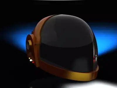 Daft punk helmet Free 3D model purchase