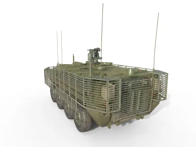 M1130 CV Stryker Low-poly 3D model