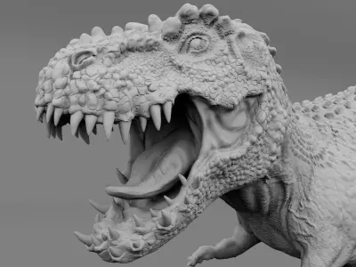 dinosaur Tyrannosaurus Rex 3d model Low-poly 3D model