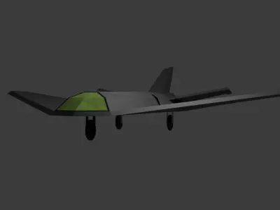 stealth jet 3D model