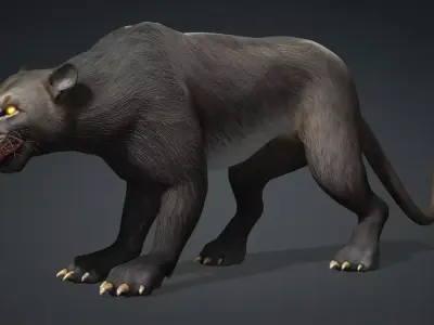Leopard Hybrid B1 Free low-poly 3D model