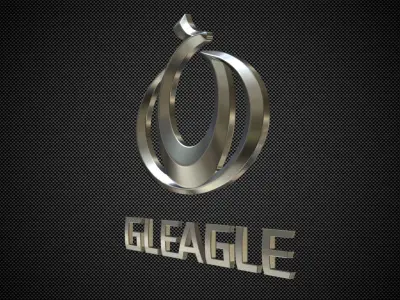 gleagle logo 3D model