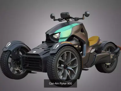 Can-Am Buggies and Bikes Collection 3D Model Pack