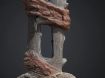 ACIENT SWORD Low-poly 3D model