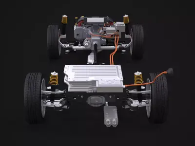 4x4 Hybrid Suspension 3D model