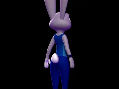 Judy Hopps ZPD Training outfit -  Zootopia 3D print model