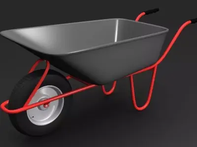Wheelbarrow1 wheelbarrow 3D model