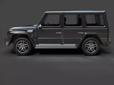 Mercedes G-Wagon - Ultra High-Poly Luxury Off-Roader 3D model