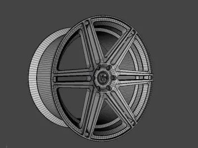 WHEEL BASED on DUB S123 SKILLZ 3D model