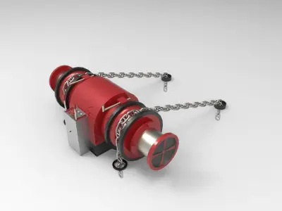 Anchor Winch Boat or ship 3D model