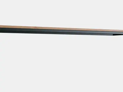 FJALLBO Wall shelf 1 Low-poly 3D model