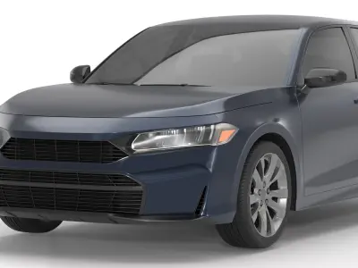 Generic Hatchback 01 3D model