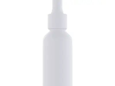 Dropper Bottle with Rubber Bulb 3D Model 3D model