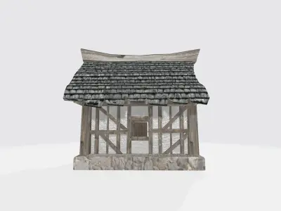 semi-antique house 3D model