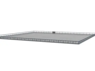Empty Ground Low-poly 3D model