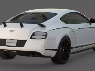 2015 Bentley Continental GT3-R 3D Model  3D model
