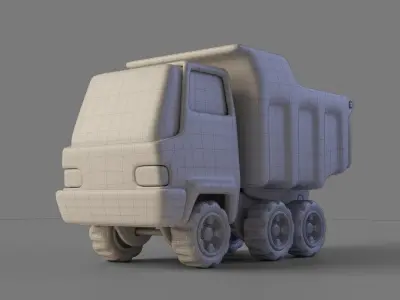Dump truck 3D model