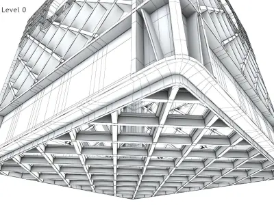  Milk Crate Low-poly 3D model