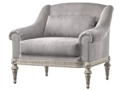theodore alexander fontenay armchair 3D model