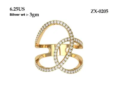 Infinity Wedding Ring 3D print model purchase