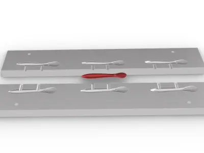 3d model  plastic lure 3D model