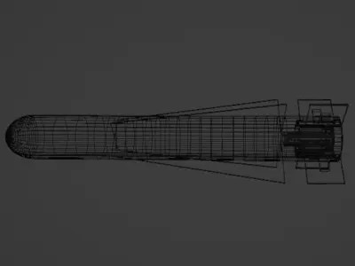 AGM 65D marverick missile 3D model