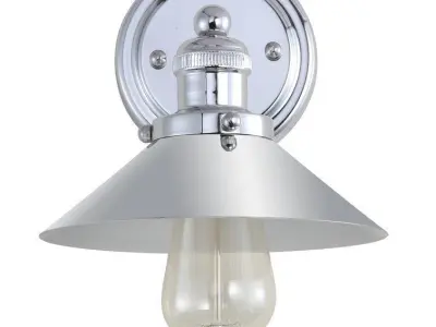Flandria Light Chrome Bath Sconce 3D model