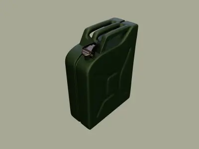 Fuel can 3D model