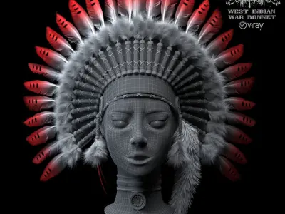 West Indian Set 3D model