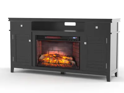 Electric Fireplace Free 3D model buy