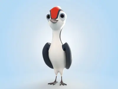 Woodpecker 3D model