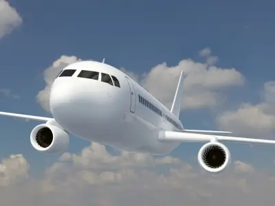 Airbus A320 3D model buy