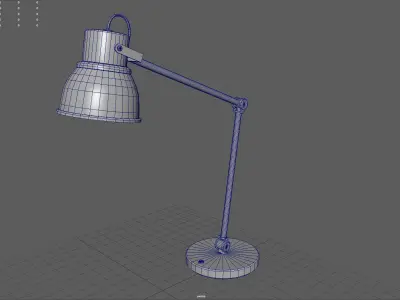 Desk Lamp Low-poly 3D model
