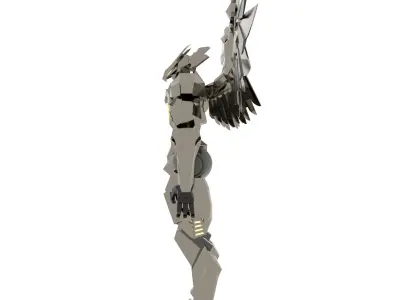 3D Aorus Robot Figure 3D model