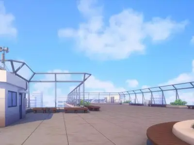 ab city Free low-poly 3D model