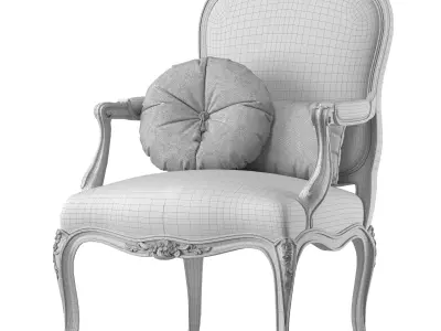 chairish  armchair art 8732 3D model