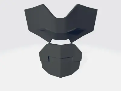 Military Clothing Armor  Low-poly 3D model