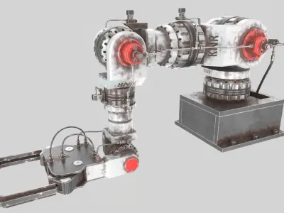 Hydra Mp Robotic Arm Manipulator 3D model