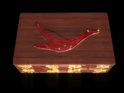 -Swan- jewelry box 3D model