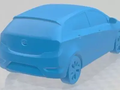 Hyundai Accent 2014 Printable Car 3D print model