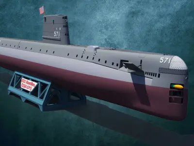 USS Nautilus SSN-571 Print 3D print model