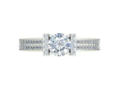 Wedding Ring  3D print model 142
