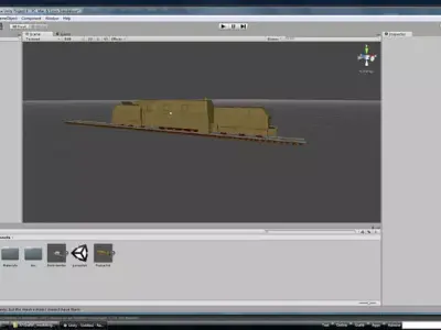 Front-tender for the German WKII Panzerlok BR 57 3D model