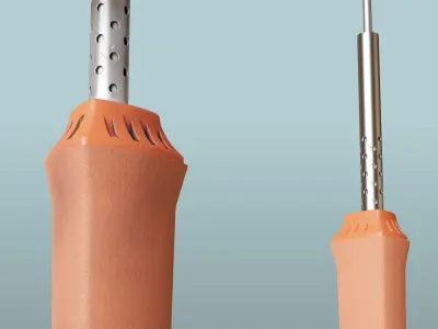 Soldering Iron Low-poly 3D model