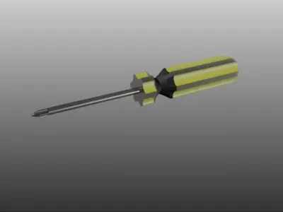 screwdriver 3D model